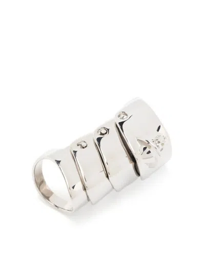 Vivienne Westwood Armour Ring Accessories In Silver