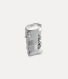 Vivienne Westwood Armor Shaped Ring In Silver