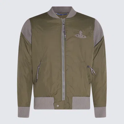 Vivienne Westwood Army Nylon Down Jacket In Multi