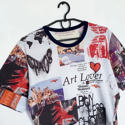 Pre-owned Vivienne Westwood Art Lover Chaos Full Art Tee / T Shirt In Multi