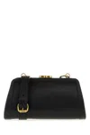 Vivienne Westwood 'ascot' Black Shoulder Bag With Removable Shoulder Strap And Buckle Detail In Leather Woman In Black