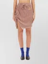 Vivienne Westwood Asymmetric Hem Drawstring Waist Skirt In Neutral