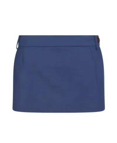 VIVIENNE WESTWOOD VIVIENNE WESTWOOD ASYMMETRIC-HEM MINI SKIRT
