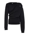 Vivienne Westwood Asymmetric Sweatshirt In Black