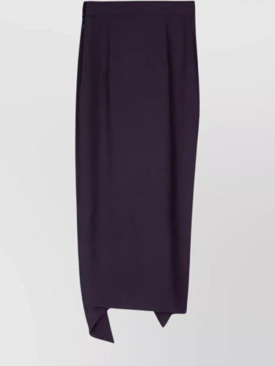 Vivienne Westwood Asymmetric Tie Waist Skirt In Blue