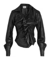 Vivienne Westwood Drunken Shirt In Black