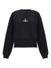Vivienne Westwood Athletic Logo Jersey Sweatshirt In Black