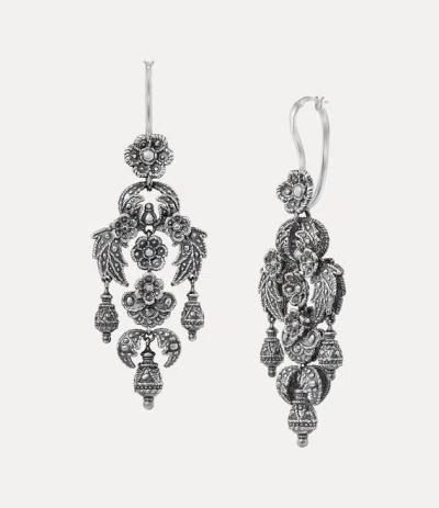 Vivienne Westwood Audrey Earrings Andreas Kronthaler For  Oxi-silver Oxi-silver Women
