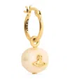 Vivienne Westwood Azul Single Hoop Earring In Gold