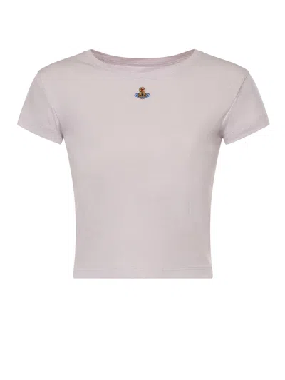 Vivienne Westwood Baby Peru T-shirt Rib Jersey Orchid S Women In White