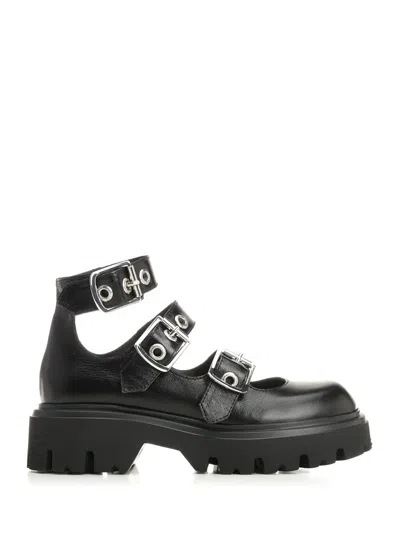 Vivienne Westwood Bacchus Buckled Platform Pumps In Black