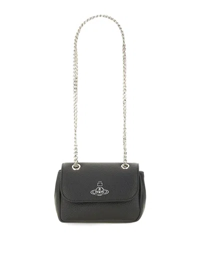 Vivienne Westwood Bag With Chain Small In Black