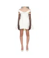 Shop Vivienne Westwood Bagatelle Minidress In Pearl