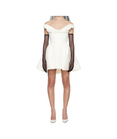 Vivienne Westwood Bagatelle Minidress In Pearl