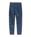 Vivienne Westwood Printed Trousers With Pockets And Loops In Blue