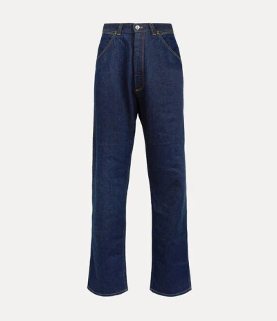 Vivienne Westwood Baggy Jeans Lynen / Cotton Indigo 30 Unisex