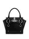 Vivienne Westwood Borsa A Mano Betty Mini In Pelle Nera  Donna In Black