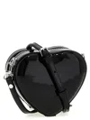 Vivienne Westwood 'mini Heart' Crossbody Bag In Black