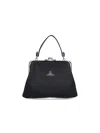 Vivienne Westwood Logo Plaque Chained Tote Bag In Black