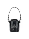 Vivienne Westwood Black Nappa Leather Small Kitty Bucket Bag In Black