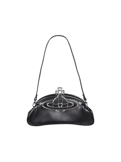 Vivienne Westwood Amber Clutch Black Bag