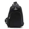 Vivienne Westwood Sling Cross Body Bag In Black