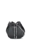 Vivienne Westwood Chrissy Small Bucket Bag In Black
