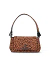Vivienne Westwood Orb Leopard-print Shoulder Bag In Brown