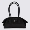 Vivienne Westwood Two-tone Leather And Suede Small Shirley Shoulder Bag