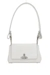 Vivienne Westwood Medium Hazel Shoulder Bag In White