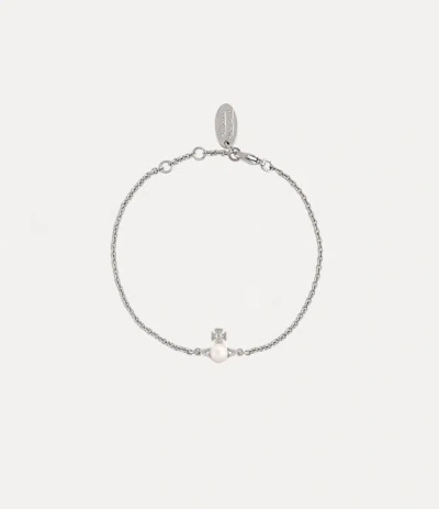 Vivienne Westwood Balbina Bracelet Silver Glass Pearls Women