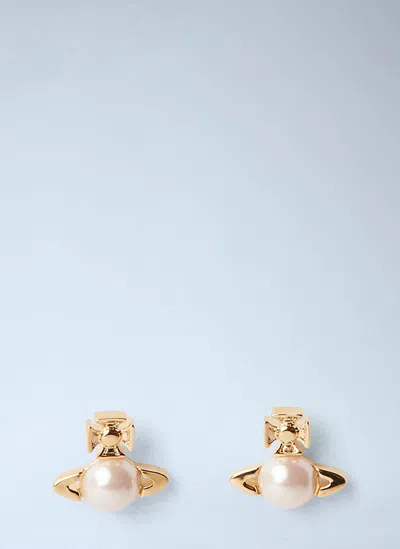 Vivienne Westwood Balbina Earrings In Neutral