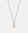 Vivienne Westwood Balbina Pendant Silver Glass Pearls Women In Silver