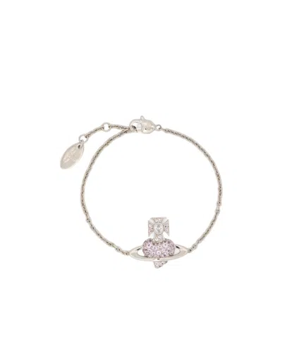 Vivienne Westwood Ball Pendant Bracelet In Yellow