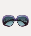 Vivienne Westwood Balmoral Sunglasses Blue Acetate Women In Blue