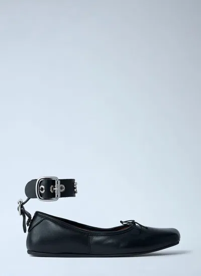 Vivienne Westwood Bardot Ballerina Flats In Black
