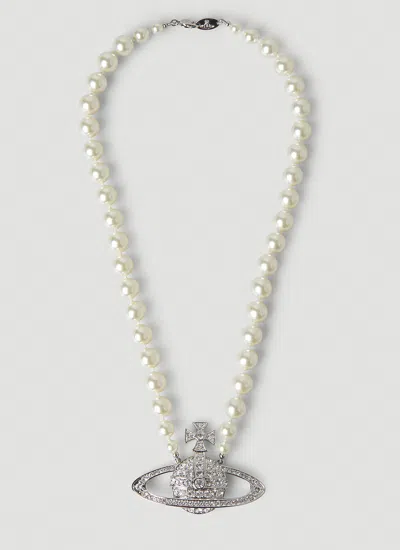 Vivienne Westwood Bas Relief Pearl Necklace