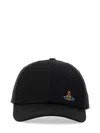 Vivienne Westwood Orb Baseball Cap In Black
