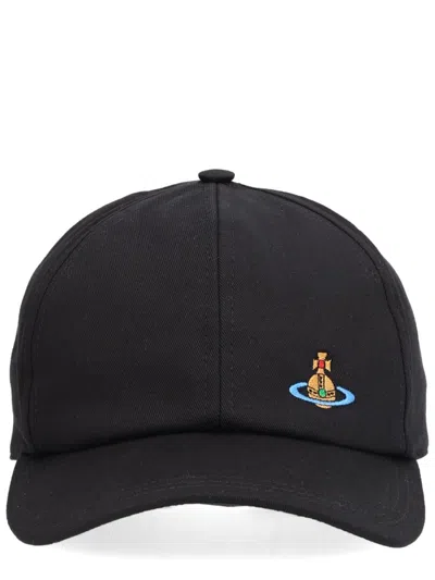 Vivienne Westwood Baseball Cap With Logo In Black