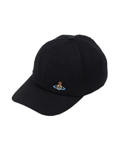 Vivienne Westwood Orb Baseball Cap In Black