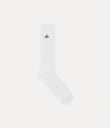 Vivienne Westwood Basic Crew Socks Basic Crew White 4-5 Unisex In White