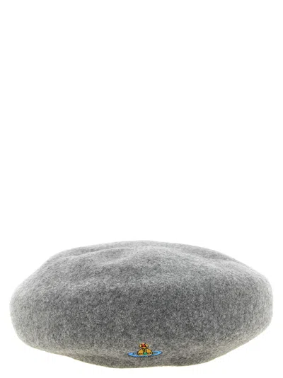 Vivienne Westwood Basque Beanie In Gray
