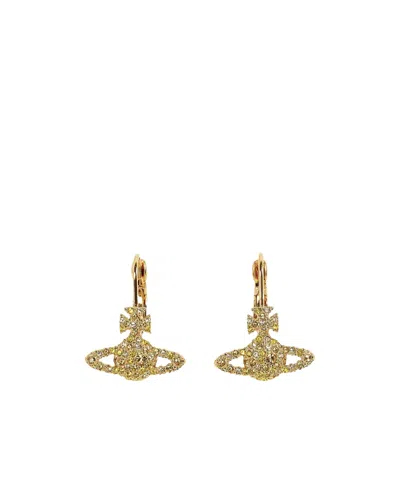 Vivienne Westwood Bas-relief Earrings In Metallic