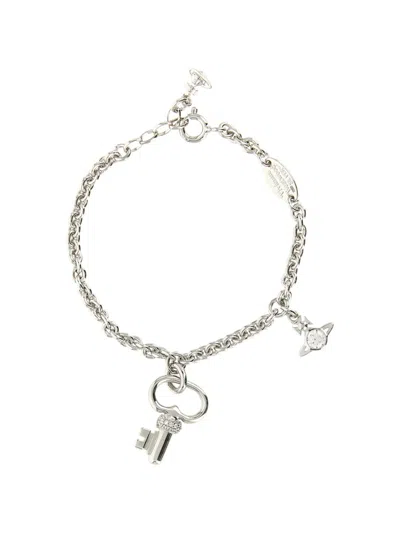 Vivienne Westwood Baya Bracelet In Pink