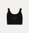 Vivienne Westwood Bea Bra Org. Mako' Cotton Black M Women In Black