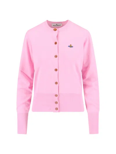 VIVIENNE WESTWOOD BEA" CARDIGAN - PINK