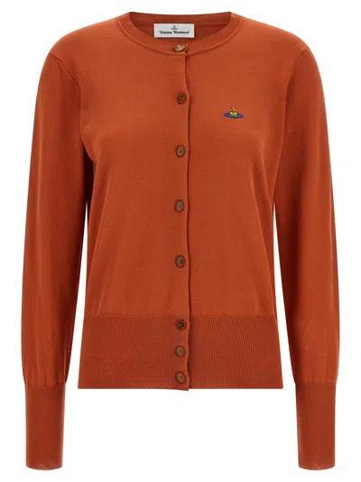 Vivienne Westwood 'bea' Cardigan In Orange