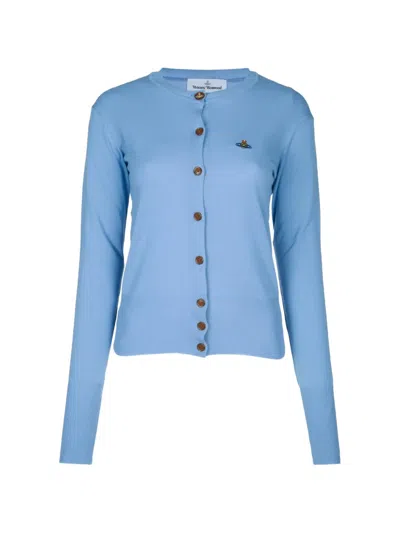 Vivienne Westwood Bea Cardigan In Blue