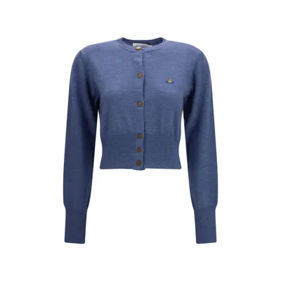 Vivienne Westwood Bea Cardigan In Blue