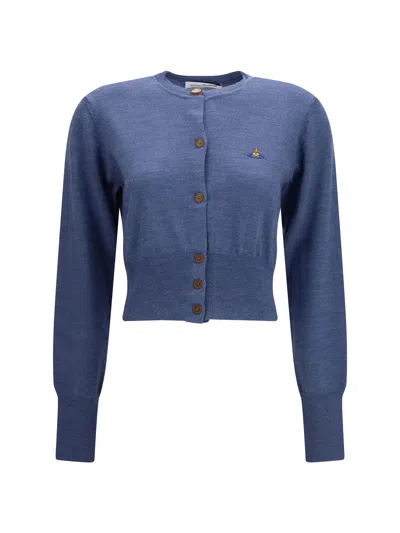 Vivienne Westwood Bea Cardigan In Blue